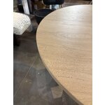 Light round dining table (apollo) d=100 with a cosmetic flaw