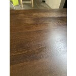 Dark brown mango wood dining table (oscar) 150x90 with blemishes