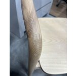 Light brown solid wood chair (angelina) with beauty defect