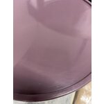 Violetinės spalvos naktinis staliukas componibili (kartelė) su grožio trūkumais