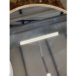 Round wall mirror with wooden frame (avery) d=55 with cosmetic flaws.