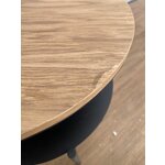 Brown-black small coffee table top (noomaa) with a beauty flaw