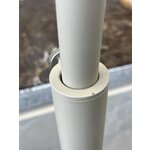 Creamy design floor lamp (bowie) with cosmetic flaws