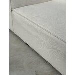 Šviesiai smėlio spalvos kampinė modulinė sofa (lennon) 238x180 su kosmetiniu defektu