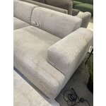 Beige samettinen modulaarinen sohva (melva) 238cm kosmeettisella virheellä