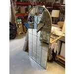 Large design wall mirror (clarita) 90x180 with cosmetic flaws.