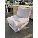 Beige garden chair pop up (magma) with cosmetic flaws.