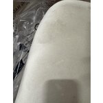Кресло из кремового бархата (Тесс)