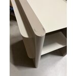 Bedside table in ramie (ww) with cosmetic flaws