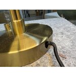 Gold and white design LED table lamp (tate) with cosmetic flaws.