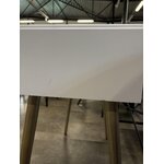 White and gold console table janette (creaciones meng) with beauty flaw