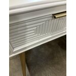 White and gold console table janette (creaciones meng) with beauty flaw