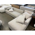Beige kulmasohva zach (nordified) 300cm, jossa on virheitä