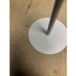 White dimmable table lamp with USB port (fausta) with cosmetic defect