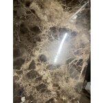 Marble console table (disa) with cosmetic flaws.