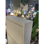 Beige shoe cabinet caruso (rough design) with cosmetic flaws