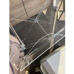 Coffee table (plié) with cosmetic flaws.