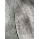 Silver round viscose rug (jane)d=250 with cosmetic flaws.