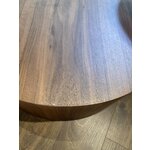 Round wooden coffee table (dan) with cosmetic flaws