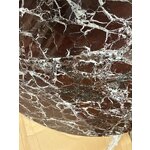 Round Marble Imitation Dining Table (Miley) 120x90