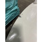 White Oval Dining Table (Saya) 200 x100