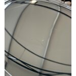 Sidabrinio dizaino naktinis staliukas su priedais (kartell) su trūkumais