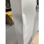 Smėlio spalvos batų spintelė „Caruso“ (kare dizainas) su grožio trūkumais