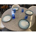 Dining table + 4 chairs razzia (venture design) with beauty flaw