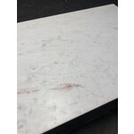 Marble coffee table (alys) with cosmetic flaws.