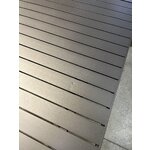 Pilkas išskleidžiamas sodo valgomojo stalas kiplin (bizzotto) 100x180-240