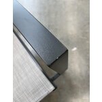Gray-black garden chair crozet (bizzotto) with a beauty flaw