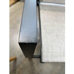 Gray-black garden chair crozet (bizzotto) with a beauty flaw