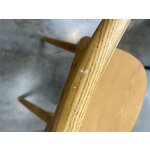 Light brown solid wood chair adolis (bizzotto) with a cosmetic flaw