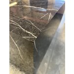 Кофейный столик с имитацией черного мрамора (Lesley)