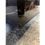 Кофейный столик с имитацией черного мрамора (Lesley)