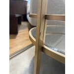 Golden serving trolley emilia (rough design) broken
