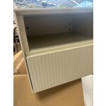 Light beige bedside table (shea) with a cosmetic flaw