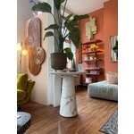 Marble imitation dining table disc (pols potten) d=70 with a cosmetic defect