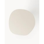 Light beige round dining table (saffron)