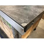 Marmora imitācijas dārza galds mesa (bizzotto) ar skaistuma trūkumiem