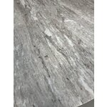 Dizaina pusdienu galds ar marmora virsmu (abby) d=120 ar skaistuma trūkumu