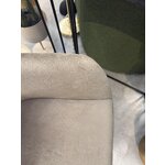 Light brown velvet office chair (lucie) with cosmetic flaws.