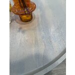 Pruun Ümmargune Täispuit Diivanilaud (Benno)