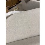 Gaiši pelēks stūra dīvāns (tribeca) 274x192 ar skaistuma defektu