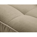 Sofa (triomphe) interieurs 86 cappuccino, velvet, gold metal