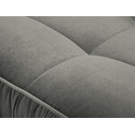 Sofa (triomphe) interieurs 86 light gray, velvet, gold metal