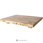 Beige marmorinen leikkuulauta/tarjoilualusta