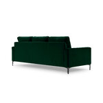 Sofa (shop) coco home bottle green, velvet, black chrome metal