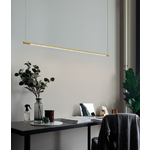 Golden design led pendant light elettra (nova luce) intact