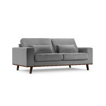 Velvet sofa (hebe) mazzini sofas grey, velvet